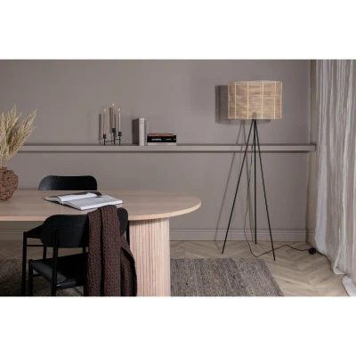 Afbeelding van Svea Veda vloerlamp 160 cm rattan Rotan