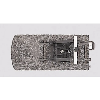 Afbeelding van H0 Märklin C rails (met ballastbed) 24978 Eindstuk Met stootblok verlichting 77.5 mm