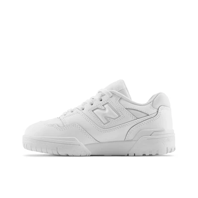 Afbeelding van New Balance 550 Unisex Sneakers laag voor kinderen, Maat: 35, white Leer/ synthetisch
