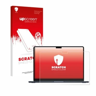 Afbeelding van upscreen Screenprotector voor Apple MacBook Air 13&quot; M4 2025 Folie Beschermfolie transparant