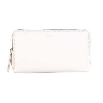 Afbeelding van Tamaris Leren Portemonnee Amanda Zip Around Wallet Cream Crème