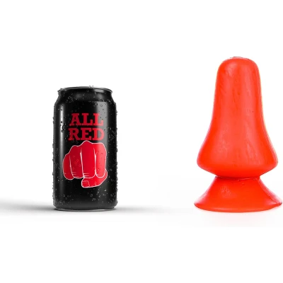 Afbeelding van All Red Buttplug 12 x 7 cm rood