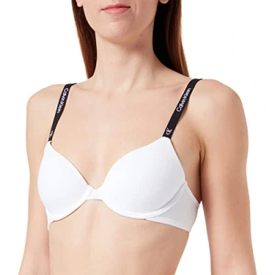Afbeelding van Calvin Klein Beugel bh LIGHTLY LINED DEMI met logo print op de bandjes