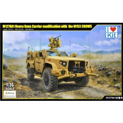 Afbeelding van 1:35 I Love Kit 63537 M1278A1 Heavy Guns Carrier Modification W/The M153 CROWS Plastic Modelbouwpakket