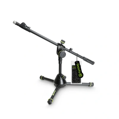 Afbeelding van Gravity GMS3122HDB Laag Microfoonstatief met uitschuifbare boom