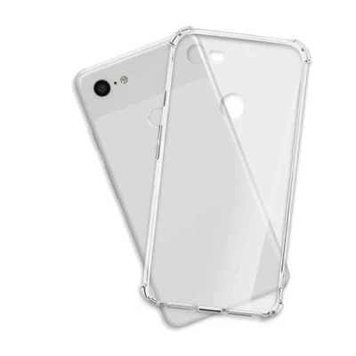 Afbeelding van mtb more energy® Case Soft Armor compatibel met Google Pixel 3 XL (6,3 inch), anti schokversterking, 1,5 mm TPU, beschermhoes voor mobiele telefoon