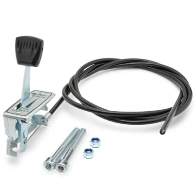 Afbeelding van Easyboost Gasbesturing universele gashendel met mantel en stijve kabel voor grasmaaier om vast te schroeven Z opzetstuk