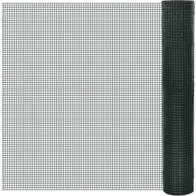 Afbeelding van vidaXL Gaas verzinkt 1x10 m / maaswijdte 16x16 mm