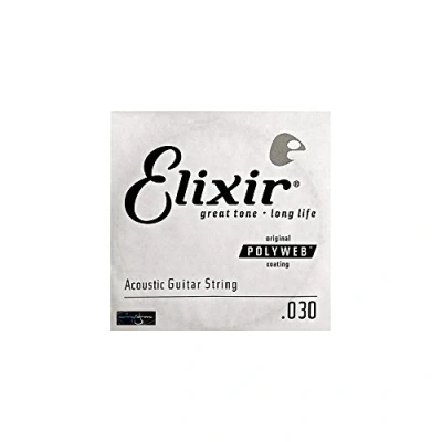 Afbeelding van Elixir® Strings 80/20 bronzen losse snaar voor akoestische gitaar met POLYWEB® Coating (.030)