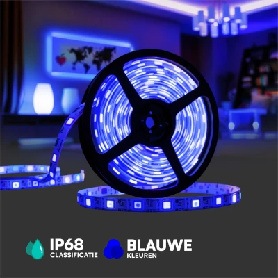 Afbeelding van V TAC VT 50501B LED Stripverlichting Modules 5050 IP68 0,24 Watt 20 Lumen Blauw