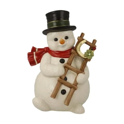 Afbeelding van Sneeuwpopfiguur Gezellige van Geluk Sneeuwpoppen Kerstmis