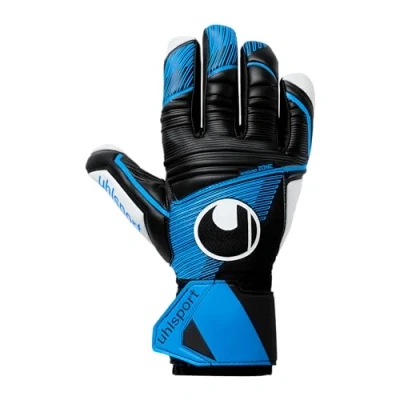 Afbeelding van Uhlsport Soft HN Comp Black Fluo Blue Keepershandschoenen Maat 8