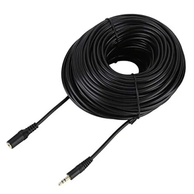 Afbeelding van Audiokabel, 3,5 mm mannelijk naar vrouwelijk optische verlengkabel Jack Aux kabel voor smartphone hoofdtelefoon stereo (30 m)