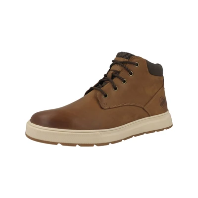 Afbeelding van s.Oliver Sneakers hoog cognac, Heren, Maat: 43, Cognac Leer/ synthetisch