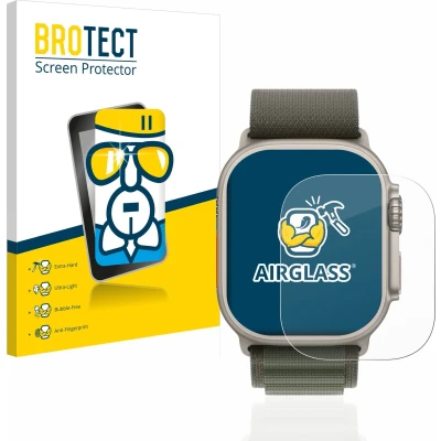 Afbeelding van BROTECT Glas Screen Protector voor Apple Watch Ultra/Ultra 2 Schermbeschermer [9H Hardheid, Beschermglas Folie niet Gehard Glas]