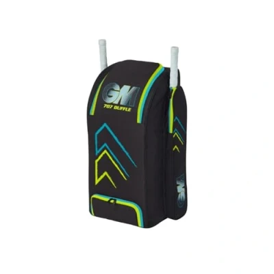 Afbeelding van Gunn &amp; Moore GM Cricket plunjezak Stoer 600 denier polyester Small, Medium, Large of Extra Blauw, Blauw Rood, Zwart Zwart, Cyaan Fluro, Zwart/Cyaan/Fluoro, Medium 85