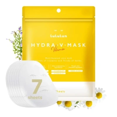 Afbeelding van Lululun Hydra Vmask Vitamin Sheet MASK 7PACK Masker, Maat: One Size,