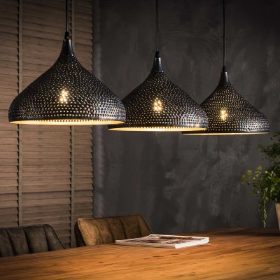 Afbeelding van AnLi Style Hanglamp 3xØ32 punch trechter