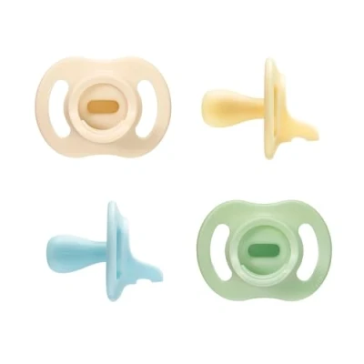 Afbeelding van Tommee Tippee Ultralichte StayPut fopspeen, eendelig siliconen design, 0 6 m, 4 stuks