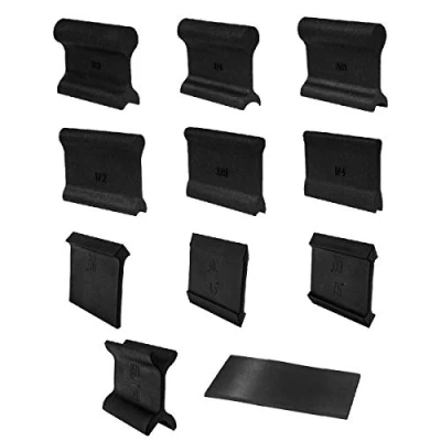 Afbeelding van POWERTEC 71620 21 Profiel Contour en Hoek Schuren Grip Pack 11 delige Set Dubbele Flex Foam Schuurpads voor Houtbewerking