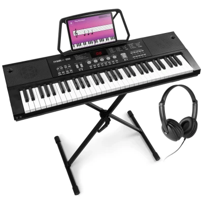 Afbeelding van MAX KB15 Keyboard set met koptelefoon en keyboardstandaard Ideaal