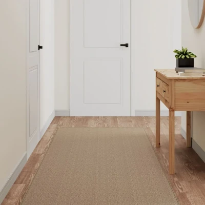 Afbeelding van Tapijtloper 80x200 cm sisal look zandkleurig