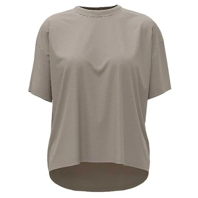 Afbeelding van Odlo Crew Active 365 Natural T shirt Met Korte Mouwen Beige S Vrouw