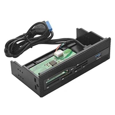 Afbeelding van 5,25 inch interne kaartlezer, multifunctionele dashboard, pc frontpaneel, USB 3.0 poort, ondersteuning voor M2 , MSO SD MS XD en 64G TF kaarten