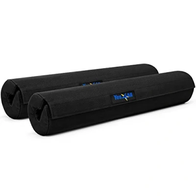 Afbeelding van Yes4All BKVQ Barbell Pad, Zwart Set van 2