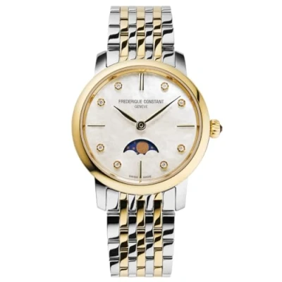 Afbeelding van Frederique Constant dames Horloge FC 206MPWD1S3B in de kleur Goud