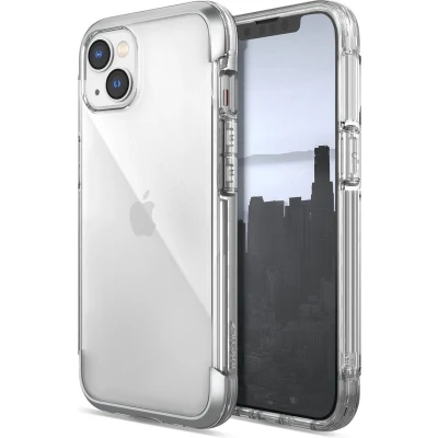 Afbeelding van Raptic X Doria Air Case iPhone 14 hoesje, gepantserde cover, zilver
