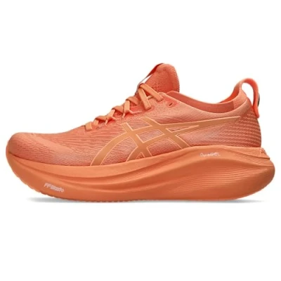 Afbeelding van Asics Gelnimbus 27 Liteshow Hardloopschoenen voor op de weg, Dames, Maat: 40, Lite show mojave Kunststof