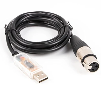 Afbeelding van FTDI USB Rs485 XLR Dmx512 Podium Verlichting Apparatuur Controller Kabel DIY voor SGM Dmxking Dmxcontrol Freestyler Download (Lengte: 5 m)