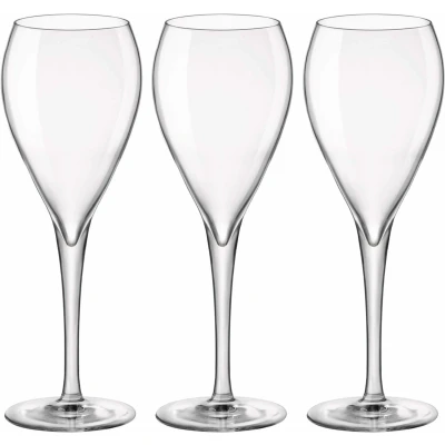 Afbeelding van 12x Stuks Champagneglazen van glas 150 ml