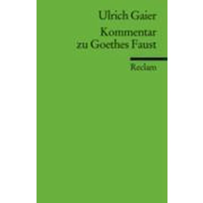 Afbeelding van Kommentar zu Goethes &quot;Faust&quot;: 18183
