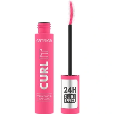Afbeelding van 3x Catrice CURL IT Volume&amp;Curl Mascara 010 Deep Black 11 ml