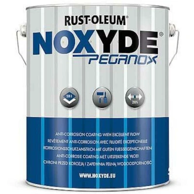 Afbeelding van rust oleum noxyde peganox ral 7001 staalgrijs 5 kg