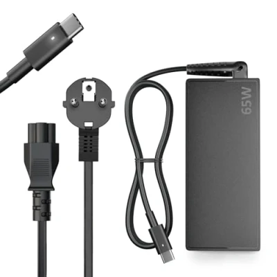 Afbeelding van 65W USB C Laptop Voeding Oplader Oplaadkabel Type voor Lenovo ThinkPad T480 T580 E480 E580 Yoga Chromebook Dell Latitude XPS, HP Spectre, Asus, Acer ANTWELON 20V 3,25A AC Adapter