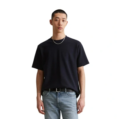Afbeelding van Marc O&#039;Polo Denim Tshirt basic, Heren, Maat: Large, True navy