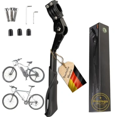 Afbeelding van Prezisga Fietsstandaard van 24 29 inch, in hoogte verstelbaar, antislip standaard, eenvoudige montage, ideaal voor mountainbikes, e bikes en racefietsen