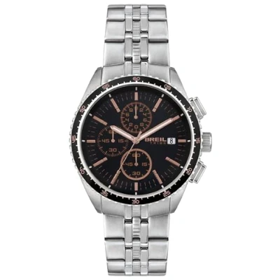Afbeelding van BREIL NET Collection Horloge Quartz Chrono uurwerk en stalen band voor mannen, Zilver, Eén maat, Armband