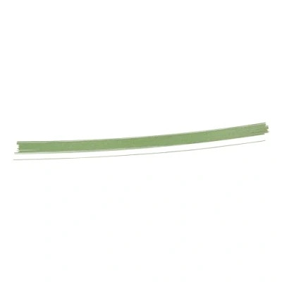 Afbeelding van Bloemendraad met papieren ommanteling in lichtgroen, 0,8 mm x 50 cm, 20 stuks, 1 gevouwen