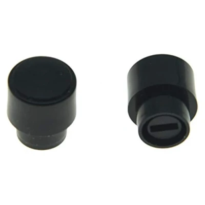 Afbeelding van KAISH Set van 2 zwarte barrel schakelaar tip 3 weg of 4 pickup selector knoppen voor USA Tele/Telecaster