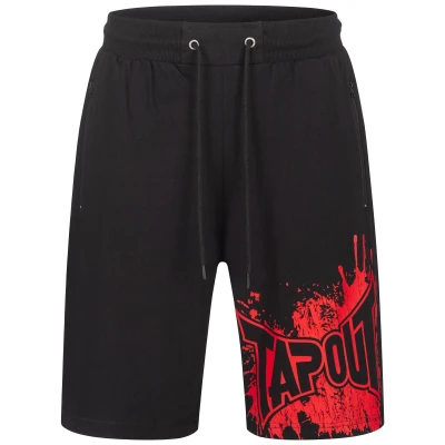 Afbeelding van Tapout Normale Passform Blashed Trainingsbroek, Heren, Maat: Large, Black red