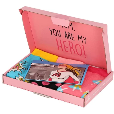 Afbeelding van Apollo Moederdag sokken Giftbox Hero Maat 36/41 Moederdagcadeau