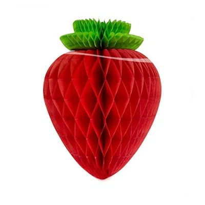 Afbeelding van Folat Honeycomb Strawberry Hangdeco