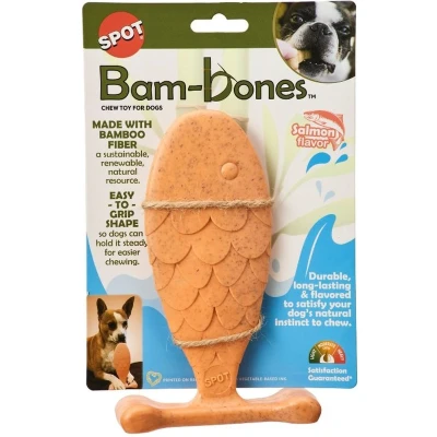 Afbeelding van Spot Bam Bones Zalm Kauwbot voor honden Moderate chew Small