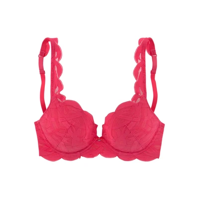 Afbeelding van Lascana Pushup BH, Dames, Maat: 70C, Pink