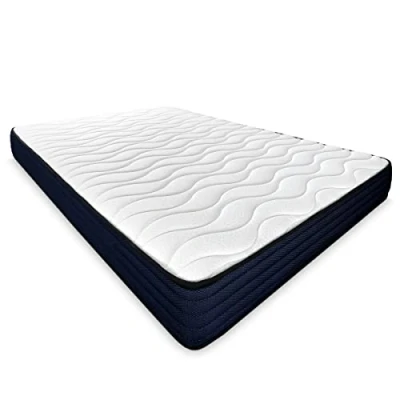Afbeelding van mattfy Visco elastische omkeerbare matras Kloe 150 x 190, sterkte en comfort, voor winter/zomer, hoogte 23 cm