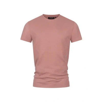 Afbeelding van Indicode Jeans Sander Tshirt basic, Heren, Maat: Small, Old rose